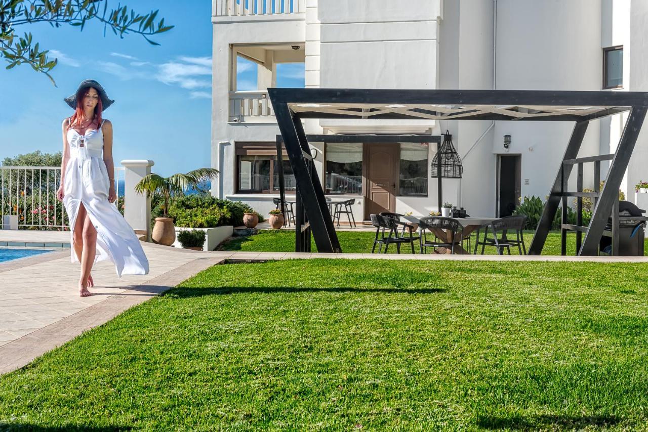 فيلا Cretan Blu Platanias Platanés المظهر الخارجي الصورة